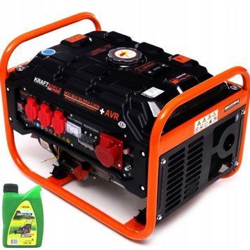 Генератор бензиновий трифазнийKraft ImageDele KD161 3500W + масло (Німеччина) KD161 фото