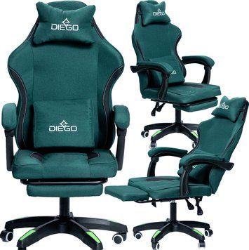 Крісло геймерське DIEGO Soft Green G2711-Green фото