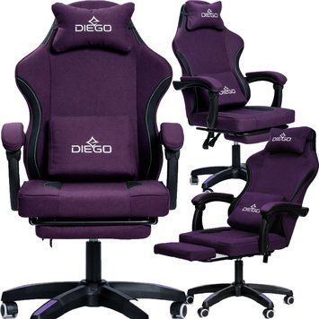 Крісло геймерське DIEGO Soft Light Purple G2711-Light Purple фото