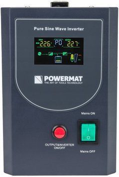 ДБЖ Powermat 800ВА 600Вт чиста синусоїда + акумулятор Powermat 12В 100Ач (Польща) PM1213+ фото