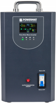 ДБЖ Powermat 2500ВА 2000Вт чиста синусоїда (Польща) PM1217 фото