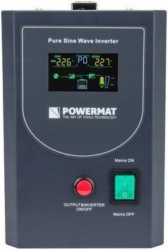 ДБЖ Powermat 1000ВА 800Вт чиста синусоїда (Польща) PM1214 фото
