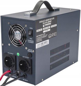 ДБЖ Powermat 800ВА 600Вт чиста синусоїда (Польща) PM1213 фото