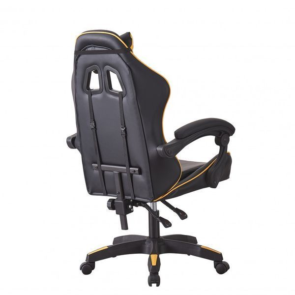 Крісло геймерське Bonro B-0519 жовте 42400363 фото