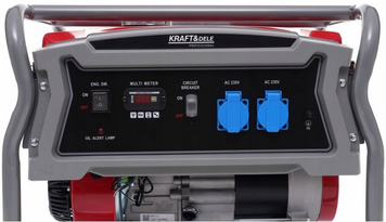 Генератор бензиновий однофазний Kraft&Dele 3200Вт (Німеччина) KD632 фото