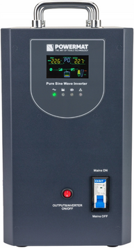 ДБЖ Powermat 3000ВА 2400Вт чиста синусоїда (Польща) PM1218 фото