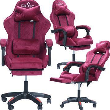 Крісло геймерське DIEGO ALCANTARA PRO Cherry ALCANTARA PRO-Cherry фото
