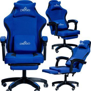 Крісло геймерське DIEGO Soft Dark Blue G2711-Dark Blue фото