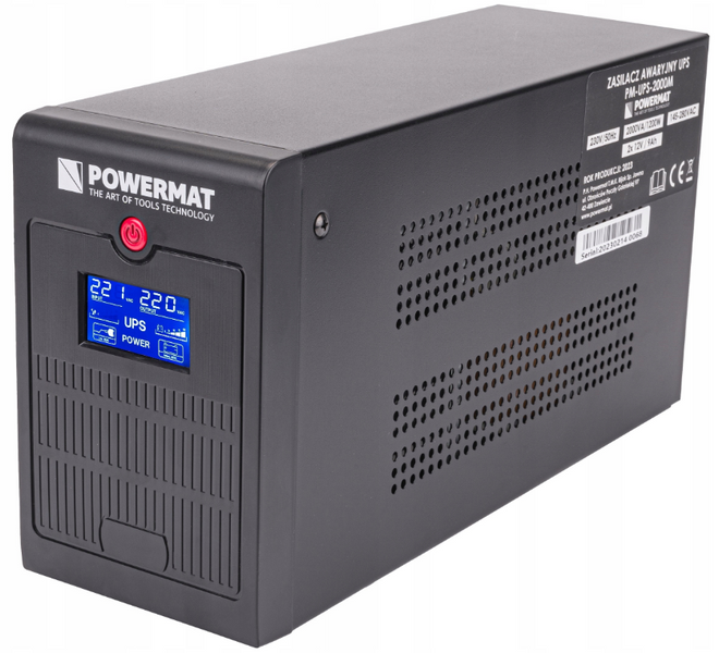 ДБЖ Powermat 2000ВА 1200Вт (Польща) PM1211 фото
